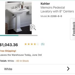 Memoirs® 26.375" Tall Rectangular Pedestal 