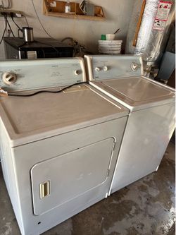 Kenmore gas dryer and washer
