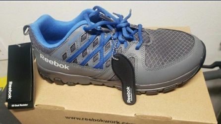 REEBOK WORK MENS SIZE 8.5 Shoes  New Soft Toe 