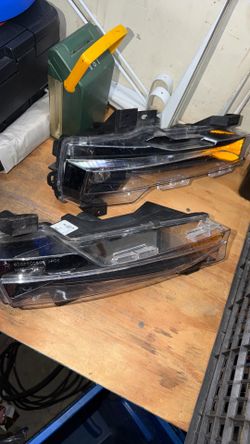 front fog light assemblies for a Tesla Model 3 or Model Y (for 2017–2023 models