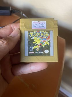 Authentic Pokemon Gold Tested And Working !