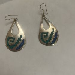 Silver earrings