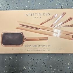 Three And One Ceramic Flat Iron Styling Kit