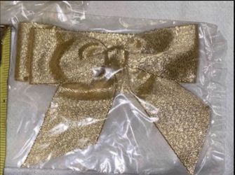 50 individually wrapped Gold Bows $15