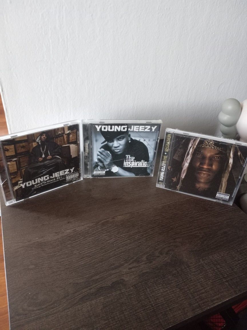 3 Young Jeezy Cd Lot Let's get it:Thug Motivation, The Inspiration And The Recession