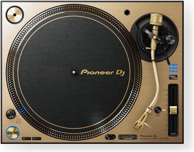 Pioneer PLX-1000-N Limited Edition Gold turntable