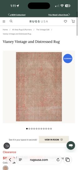 7’10 x 10 area rug