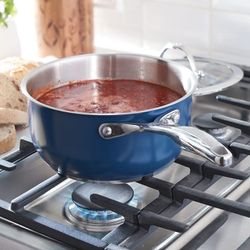 Olla de 3-qt de acero inoxidable de princess house