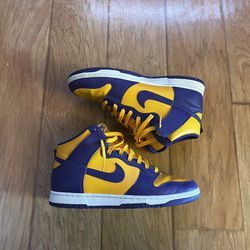 Nike Dunk High “Lakers” Size 11.5