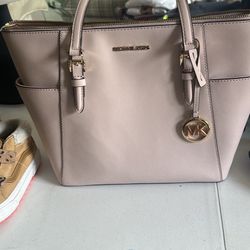 Pink Michael Kors Tote Bag