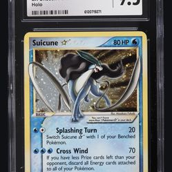 2005 Pokemon EX Unseen Forces Holo Suicune Gold Star #115 CGC 9.5 MINT+