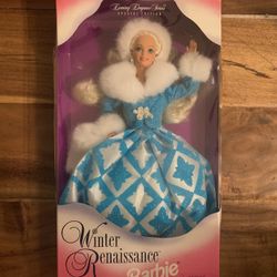 Barbie 1996 Winter Renaissance From The Evening Elegance Series Special Edition 