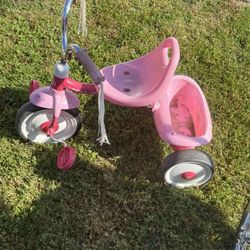 Radio Flyer Pink Tricycle with Streamers