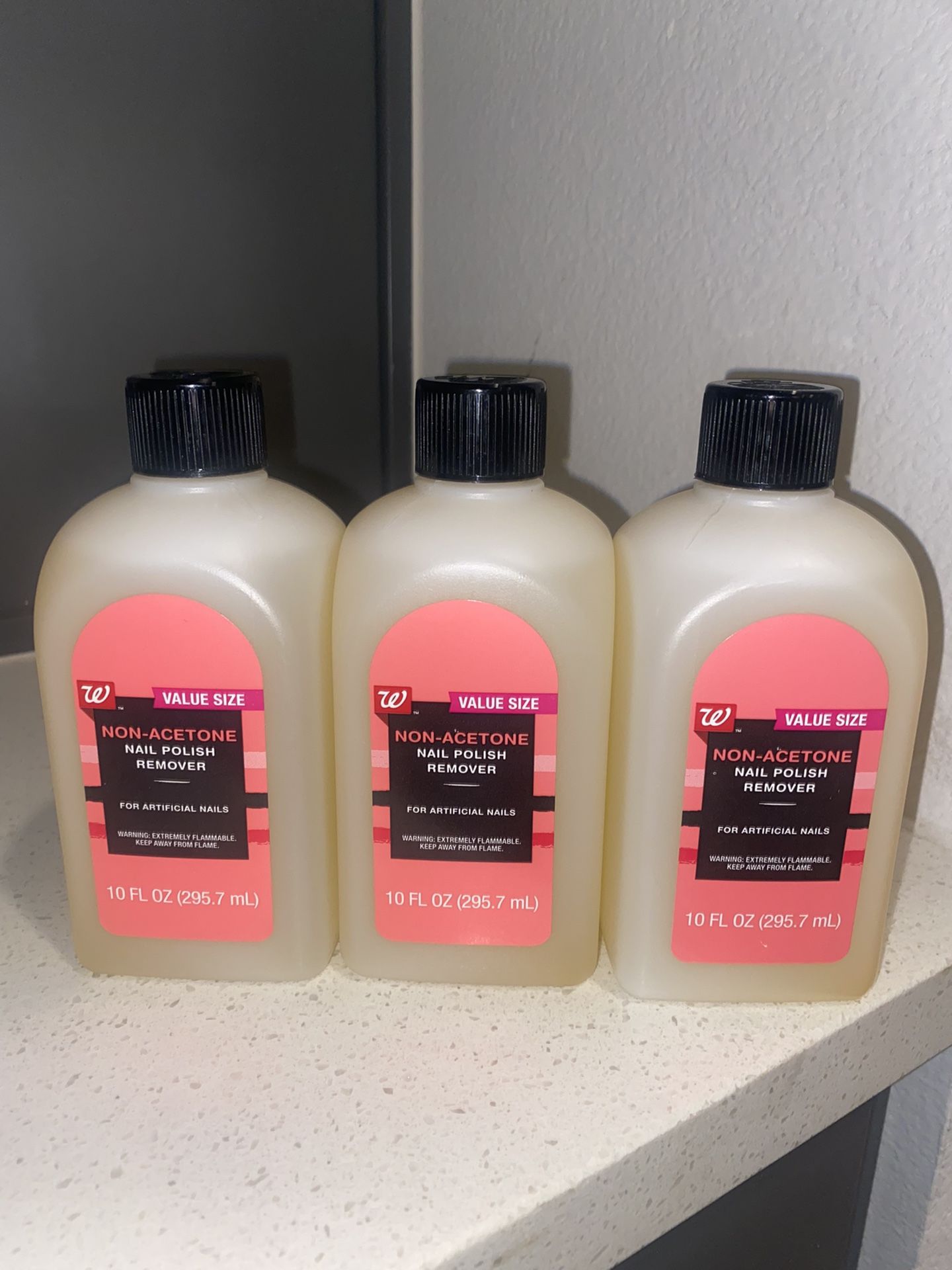 Walgreens Non-Acetone Nail Polish Remover - 10.0 fl oz $1.75 each