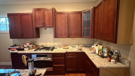 Kitchen cabinets  cherrywood