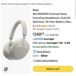 Noise Canceling Headphones NEW No Box