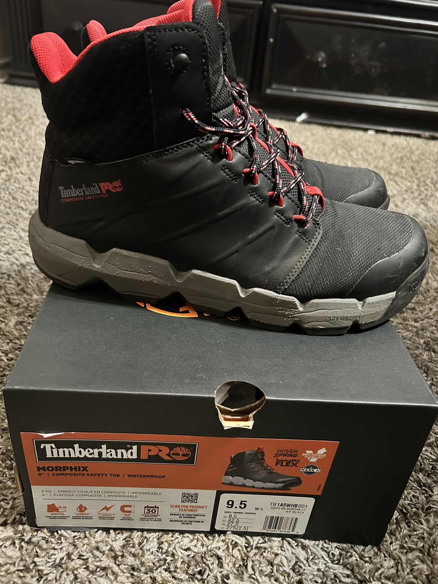 Timberland Steel Toe Size 9.5 $150