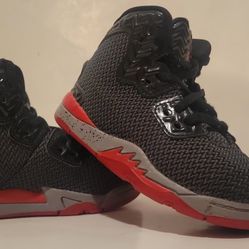Nike 807545-002 Air Jordan 2015 Spike Forty BK Black Red Grey Toddler Size 7C