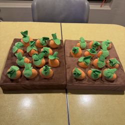 Unique Plush Dog Treat Finding Toy. Brand New. Two Trays. 