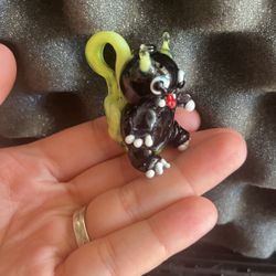 Demon Turtle Glass Pendant 