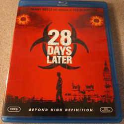 28 days & 28 weeks later blu-rays / never used
