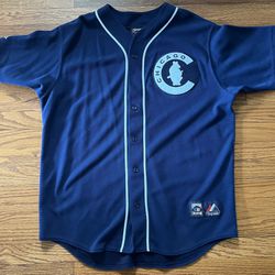 Chicago Cubs Throwback Majestic Baseball Jersey XL all Stitched Preowned 