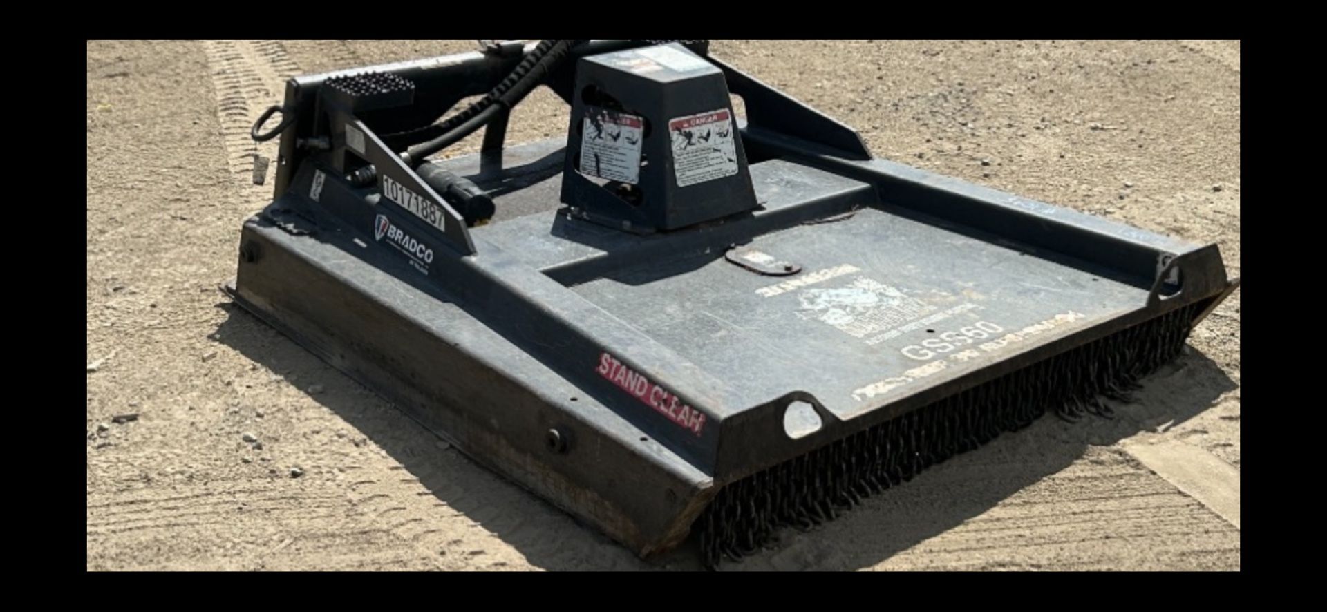 Bradco GSS60 Skid, Steer, Brush, Cutter, Deck, A.K.A. Brush Hog.
