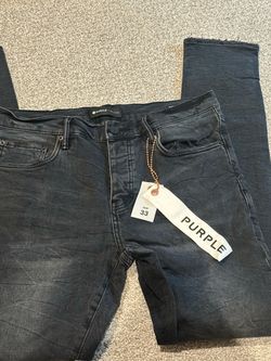 Black Purple Jeans