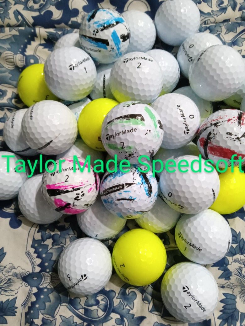 40 Used Taylor Made Speedsoft Balls In Excellent Condition Mint To 4a