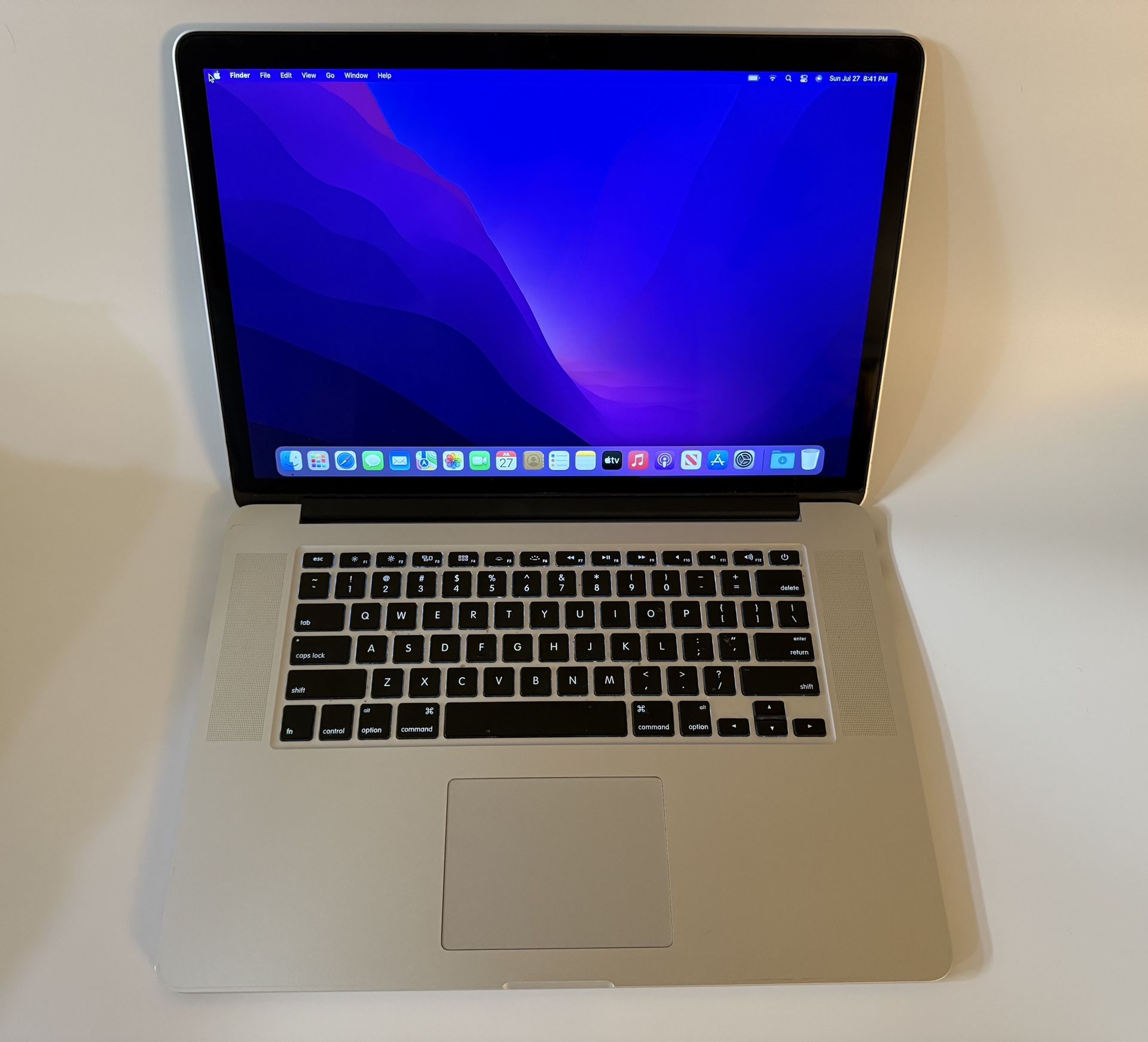 MacBook Pro Retina. Mid 2015 edition, Intel i7 2.8GHz, 16GB RAM, 1TB SSD