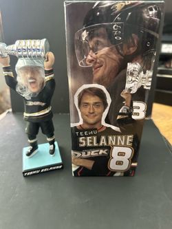 Teemu Selanne Stanley Cup Bobblehead New in Box