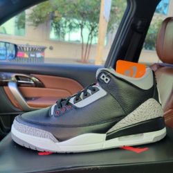 Jordan 3 Black Cement Size 9