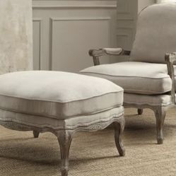 Chair And Ottoman Set 