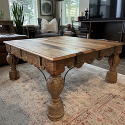 Unique Solid Wood Coffee Table