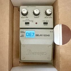 Ibanez DE7 Delay Echo Guitar Pedal Electric Bass Guitar Pedalboard 