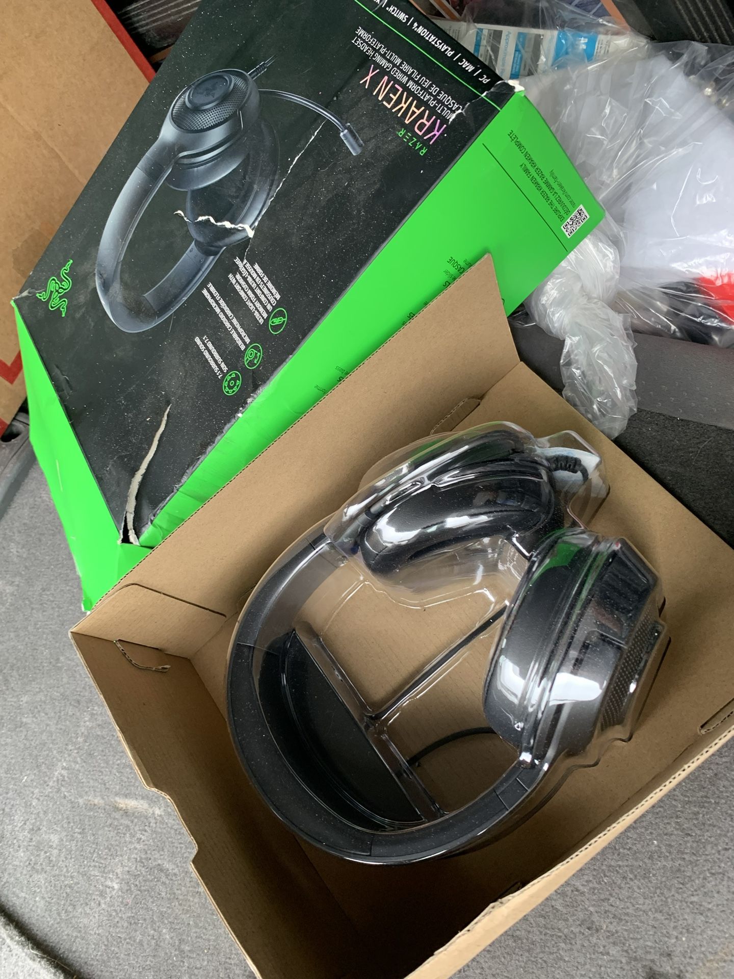 New Razer Kraken V3 X Wired Gaming Headset for PC,Mac PlayStation
