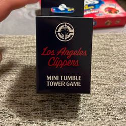 LA Clippers Mini Tumble Tower Game 