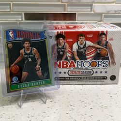 2025-26 Bowman Chrome Dylan Harper Rookie Favorites SP RC Spurs