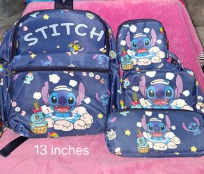 Stitch 4 piece 13 inch backpack