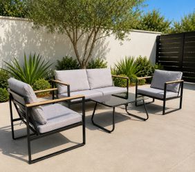 Outdoor 4-piece patio furniture set