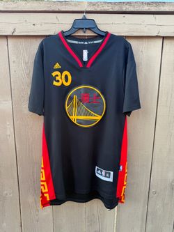 Rare adidas NBA Stephen Curry 2015 Chinese New Year Swingman Length +2 Jersey XL