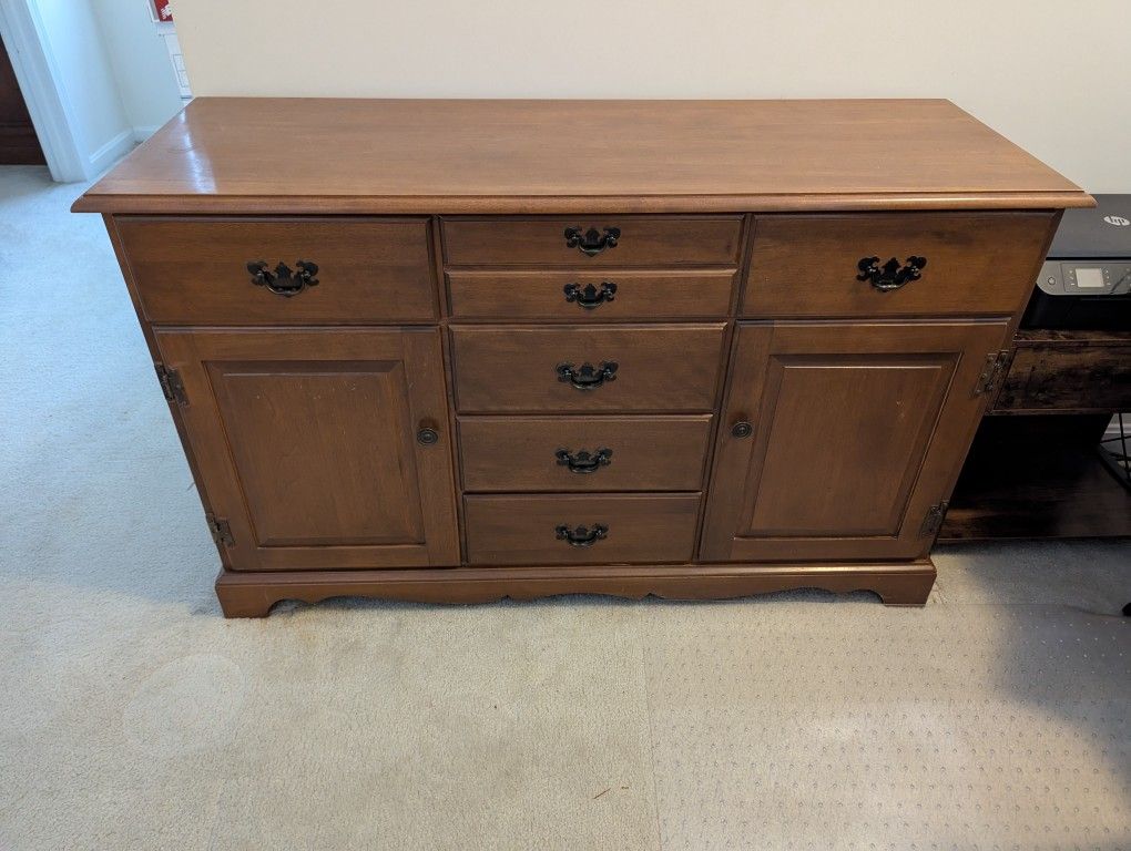 Wood Storage Cabinet