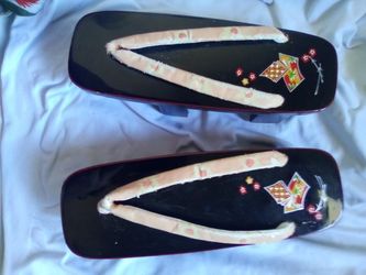 Vintage Japanese Geisha clogs