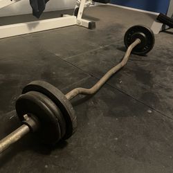 55 Lb Standard Curl Bar Weights