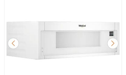 Whirlpool
1.1 cu. ft. Over the Range Low Profile Microwave Hood Combination in White NEW OPEN BOX ITEM