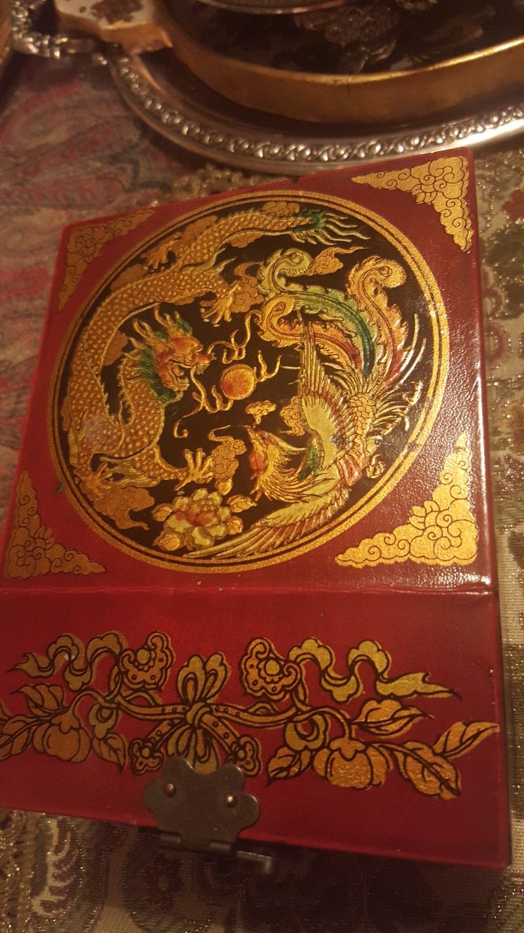 Old Chinese jewelry box