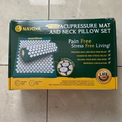 Acupressure Mat & Neck Pillow Set