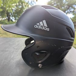 Black Adidas Batting Helmet 