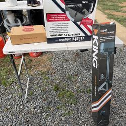 Dish Tailgater Pro by KING portable satellite TV antenna.