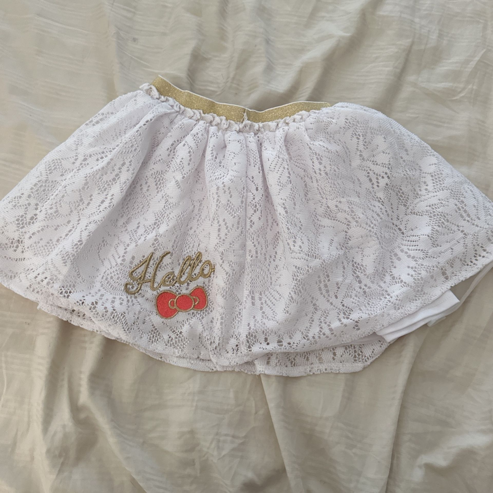 girls hello kitty skirt